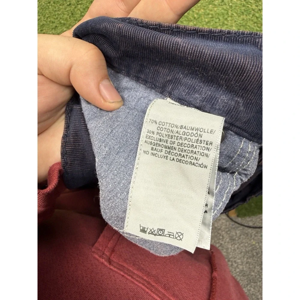 True Religion Jeans Mens‎ 38x34 Geno Relaxed Slim Corduroy Flap Pocket Blue Y2K